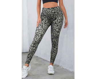 Azura Exchange Leopard Print Active Leggings Sports Pants