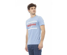 Baldinini Trend Men's  Cotton T-Shirt - Sky Blue