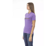 Baldinini Trend Women's Cotton  T-Shirt - Purple