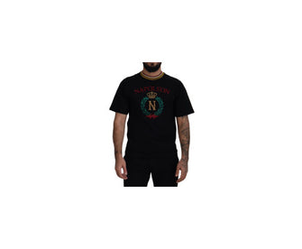 Dolce & Gabbana Men's Logo Embroidered Short Sleeve T-Shirt