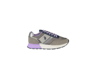 US POLO ASSN Women's Gray Polyester Sneaker