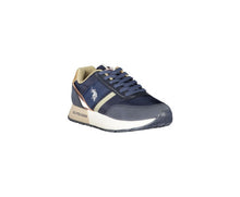 US POLO ASSN Women's Blue Polyester Sneaker