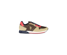 US POLO ASSN Men's Brown Polyester Sneaker