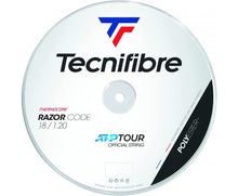 Tecnifibre Razor Code Tennis String Reel 1.20mm 18 Gauge 200m Coil - Blue Strings