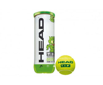 Head Tip 3 Green Pressureless Tennis Balls - Age (9 Years - 10 Years)