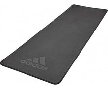 Adidas Professional Yoga Mat Exercise Training Floor Gym Fitness Judo Pilates - Black