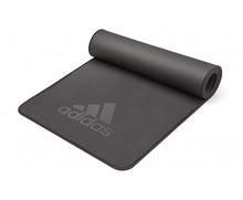 Adidas Professional Yoga Mat Exercise Training Floor Gym Fitness Judo Pilates - Black