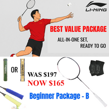Li-Ning HALBERTEC Racquet - Beginner Package B