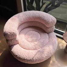 Flora Swivel Boucle Chair