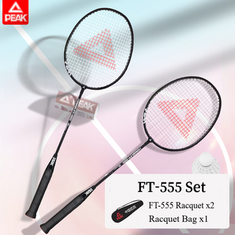 Peak 95g Badminton Racquet Set For Beginners - Multicolor