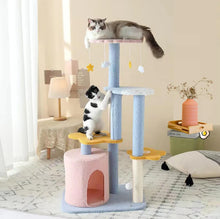 Stylish Cat Tree Climbing Frame with Scratching Posts - 'Enjoy The Sea'