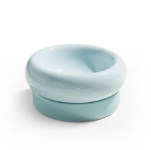 Makesure series Dual-Layer Ceramic Pet Bowls Cat and Small Dog Bowls
