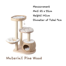 HONEYPOT CAT Solid Wood Cat Tree - 210011