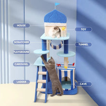 Wonderland In The Aegean Sea" Cat Tree & Scratching Post